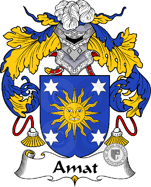 Coat of arms of family Amat