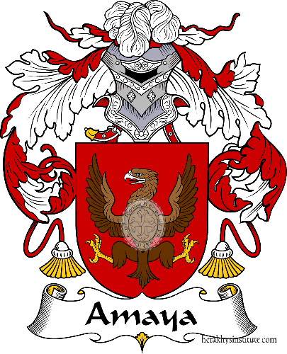 Coat of arms of family Amaya