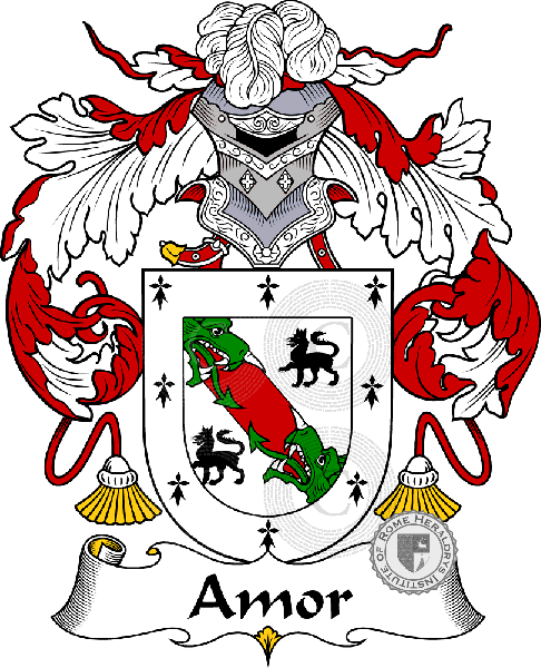 Coat of arms of family Amor