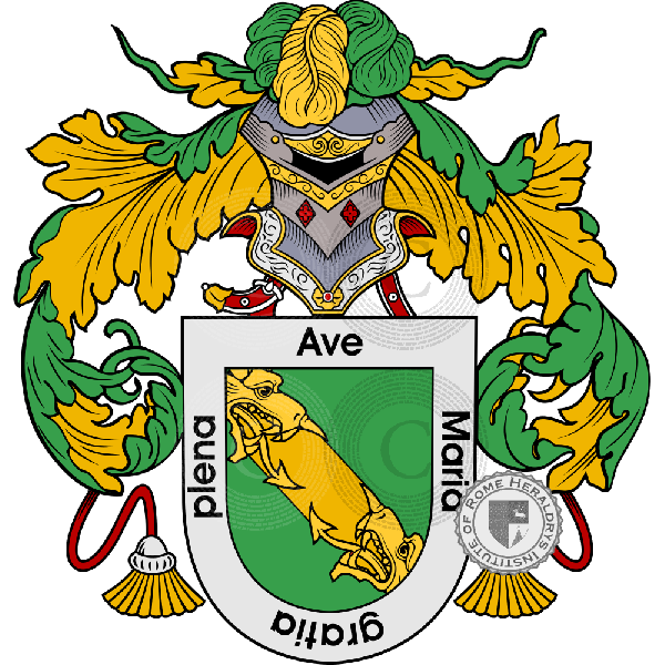 Wappen der Familie Andrade   ref: 36257
