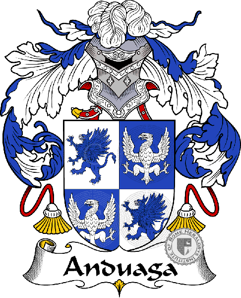 Coat of arms of family Anduaga