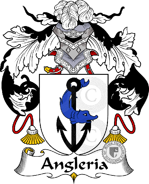 Coat of arms of family Angleria