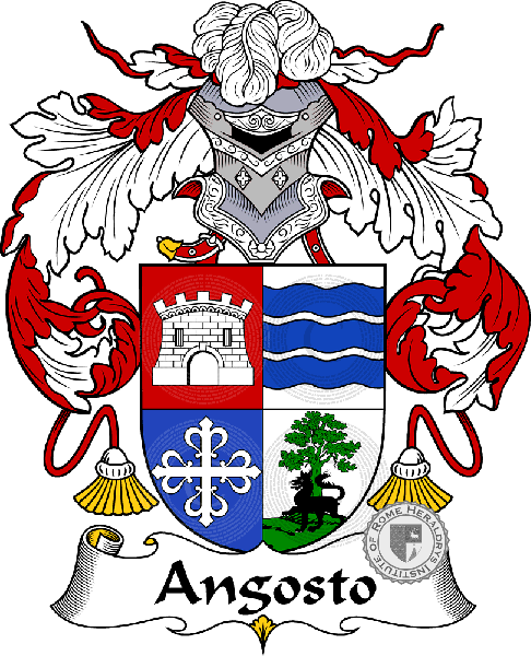 Escudo de la familia Angosto   ref: 36268
