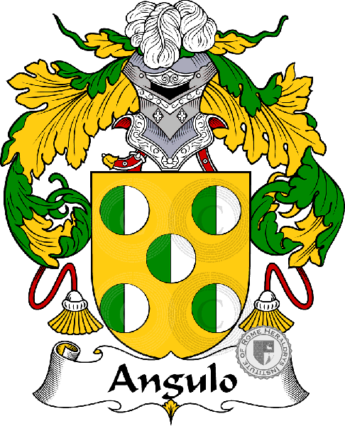 Coat of arms of family Angulo