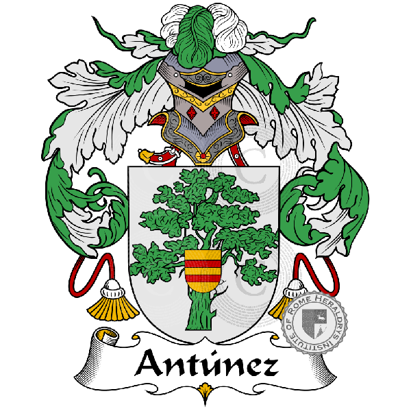 Escudo de la familia Antúnez   ref: 36280