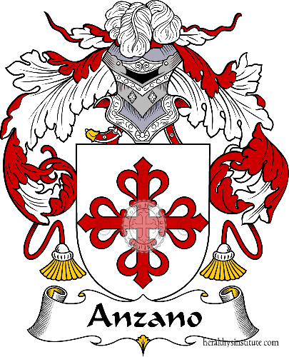Escudo de la familia Anzano   ref: 36281