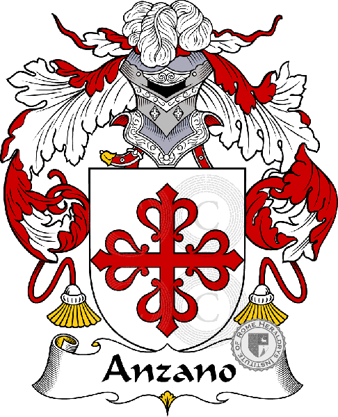 Wappen der Familie Anzano