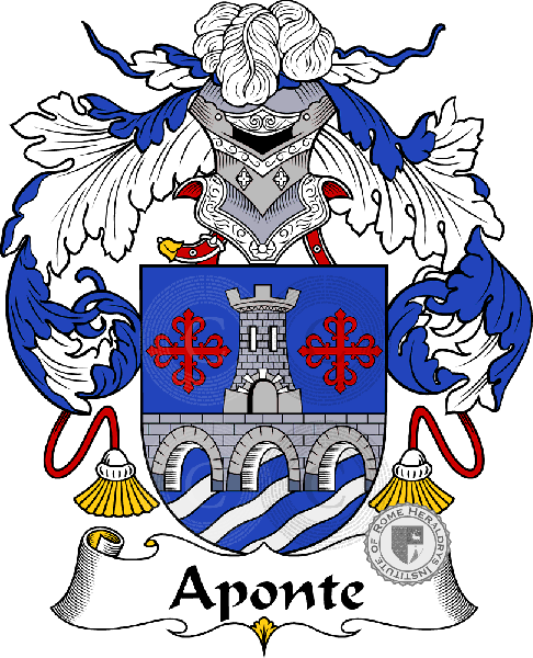 Coat of arms of family Aponte