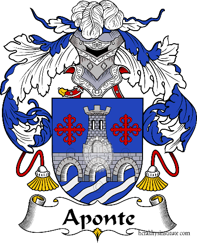 Wappen der Familie Aponte   ref: 36284