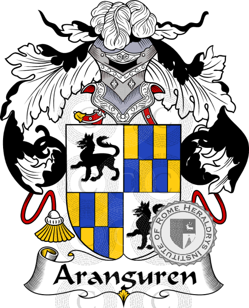 Coat of arms of family Aranguren