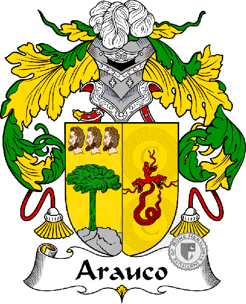 Wappen der Familie Arauco   ref: 36294