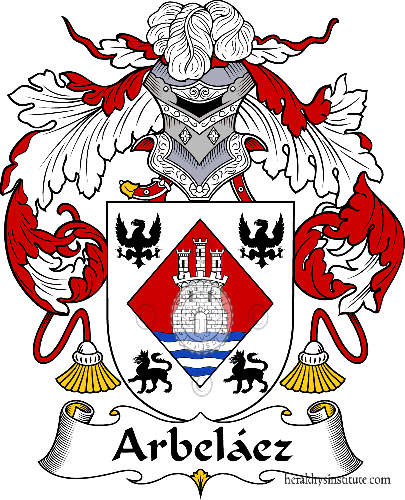 Coat of arms of family Arbeláez   ref: 36297
