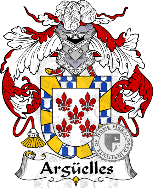 Escudo de la familia Argüelles   ref: 36311