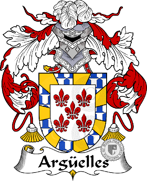 Stemma della famiglia Argüelles   ref: 36311
