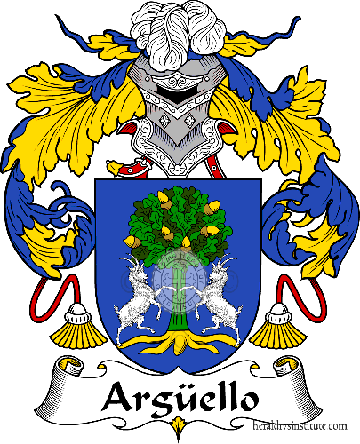 Brasão da família Argüello   ref: 36312