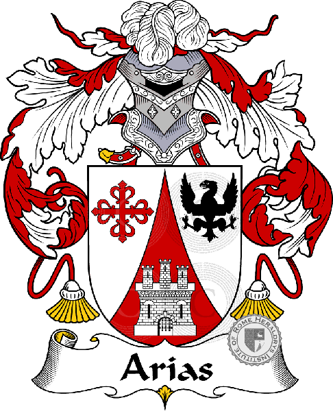 Coat of arms of family Arias   ref: 36313