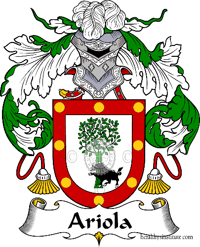 Escudo de la familia Ariola