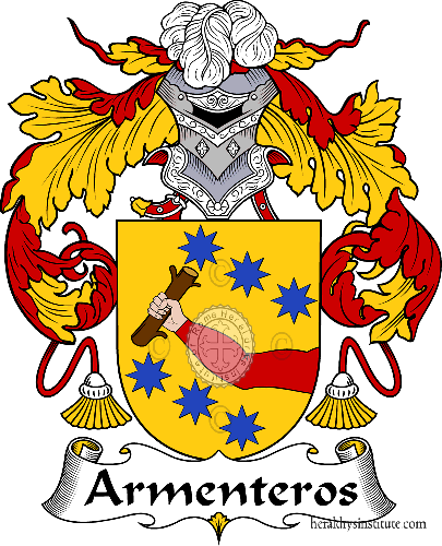 Coat of arms of family Armenteros   ref: 36327