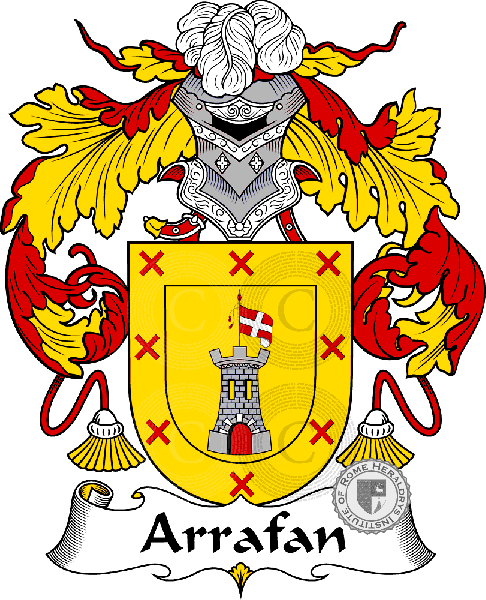 Wappen der Familie Arrafan   ref: 36335