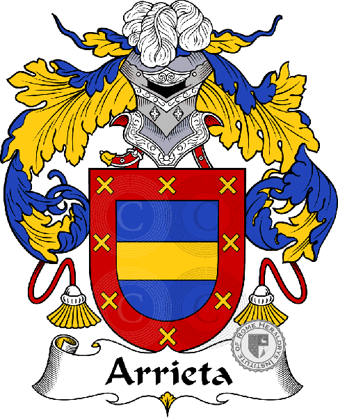 Coat of arms of family Arrieta