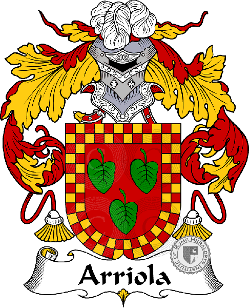 Escudo de la familia Arriola   ref: 36341