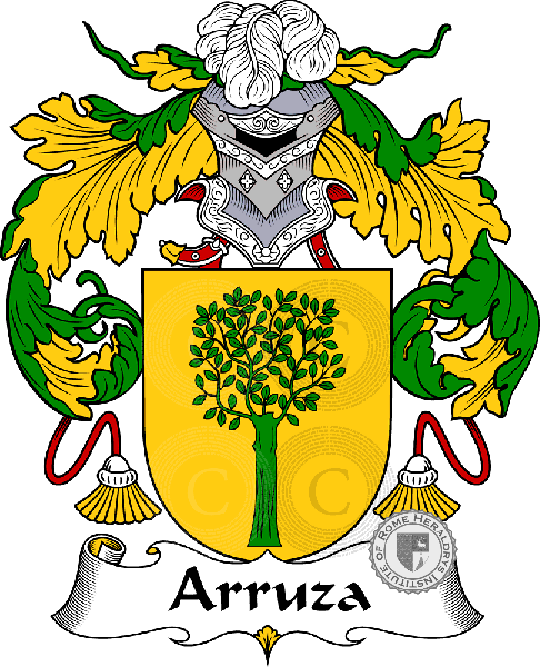 Escudo de la familia Arruza   ref: 36344