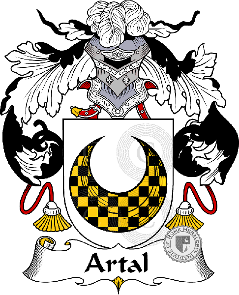 Coat of arms of family Artal   ref: 36347