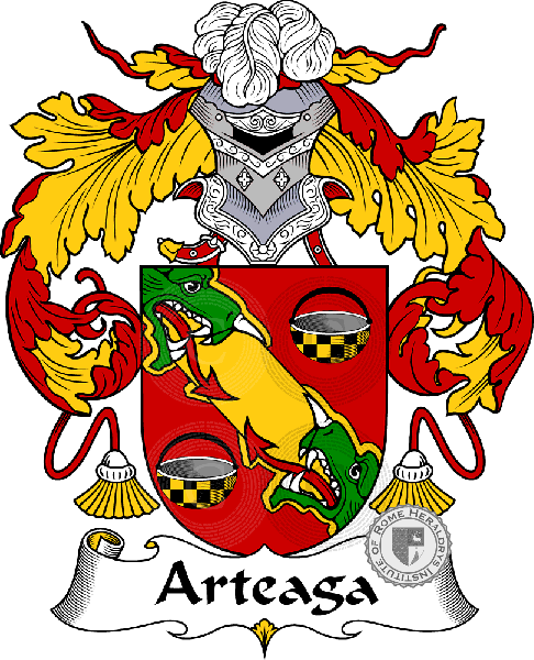 Wappen der Familie Arteaga I   ref: 36350
