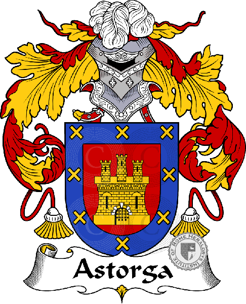 Escudo de la familia Astorga   ref: 36360
