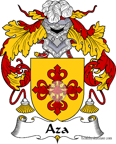 Coat of arms of family Aza or Daza   ref: 36371