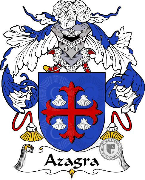 Coat of arms of family Azagra