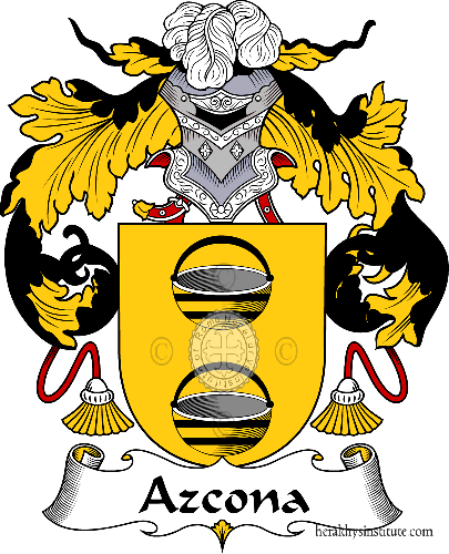 Wappen der Familie Azcona   ref: 36373