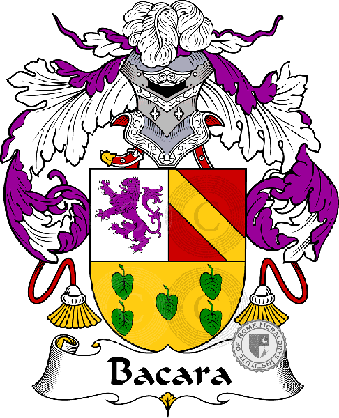 Coat of arms of family Bacara