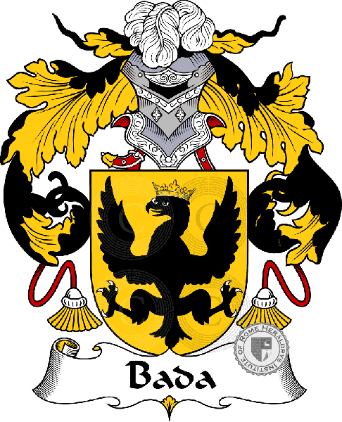 Coat of arms of family Bada   ref: 36385