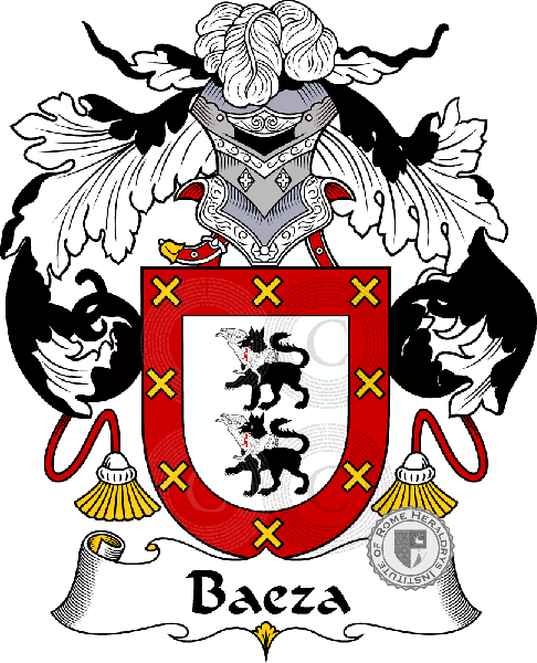 Coat of arms of family Baeza