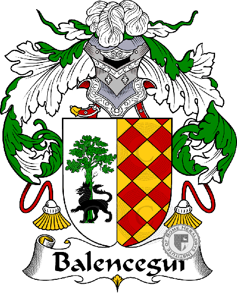 Escudo de la familia Balencegui   ref: 36398