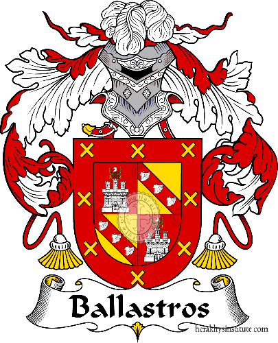 Brasão da família Ballastros   ref: 36399