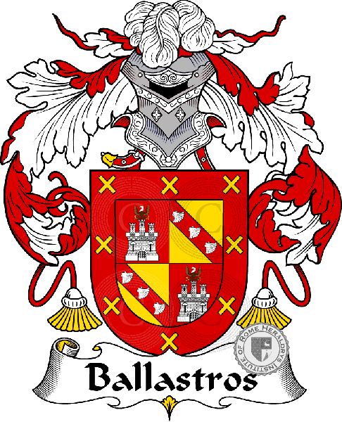 Stemma della famiglia Ballastros   ref: 36399