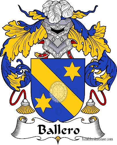 Wappen der Familie Ballero   ref: 36400