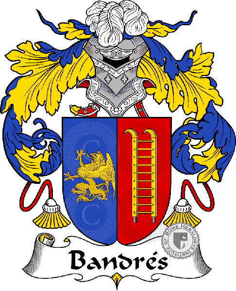 Escudo de la familia Bandrés   ref: 36407