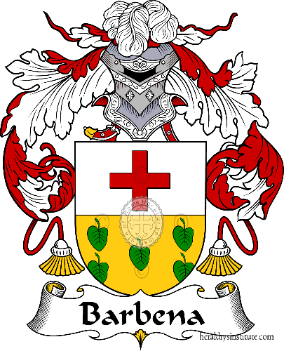 Coat of arms of family Barbena   ref: 36416