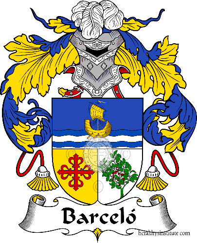 Escudo de la familia Barceló   ref: 36423