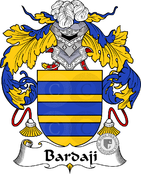 Coat of arms of family Bardaji   ref: 36425