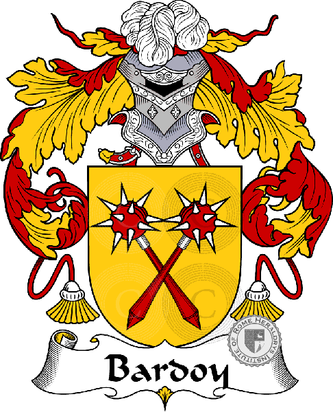 Coat of arms of family Bardoy