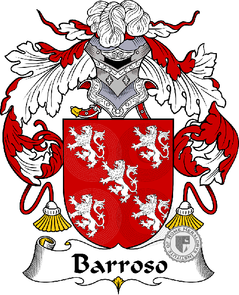 Wappen der Familie Barroso   ref: 36439