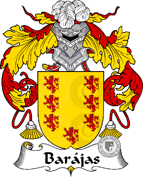 Coat of arms of family Barajas