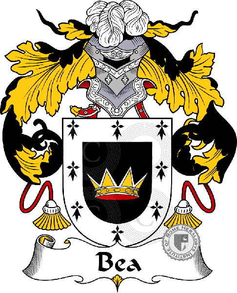 Coat of arms of family Bea