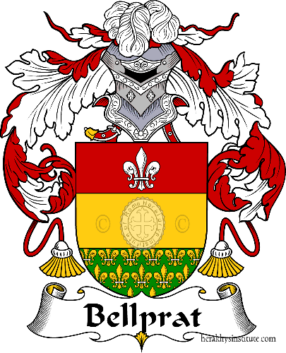 Coat of arms of family Bellprat   ref: 36470