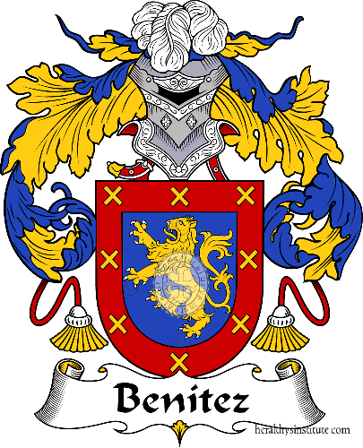 Coat of arms of family Benítez   ref: 36484