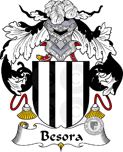 Escudo de la familia Besora   ref: 36501